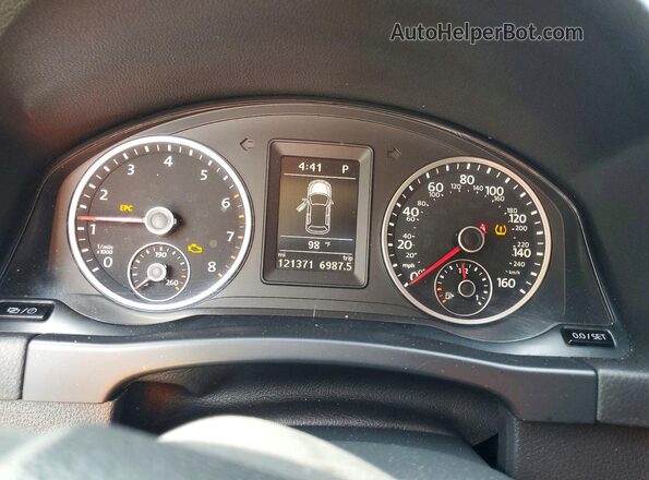 WVGTV7AX9HK028121 2017 VOLKSWAGEN TIGUAN Белый Вид щитка приборов