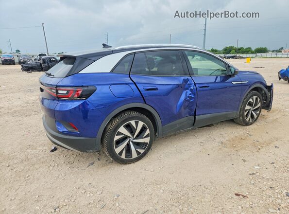 WVGUNPE21NP070042 2022 VOLKSWAGEN ID.4 Blue Задня права чверть