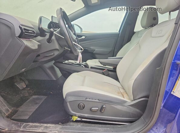 WVGUNPE21NP070042 2022 VOLKSWAGEN ID.4 Blue Вид салону спереду