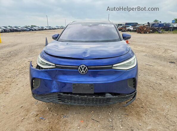 WVGUNPE21NP070042 2022 VOLKSWAGEN ID.4 Blue Вид спереду