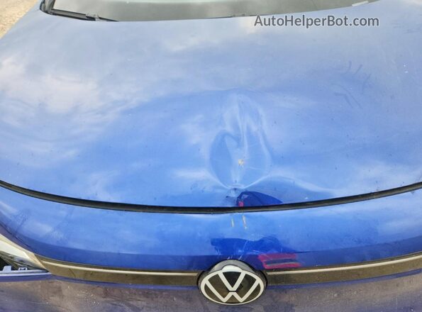 WVGUNPE21NP070042 2022 VOLKSWAGEN ID.4 Blue Вид підкапотного простору