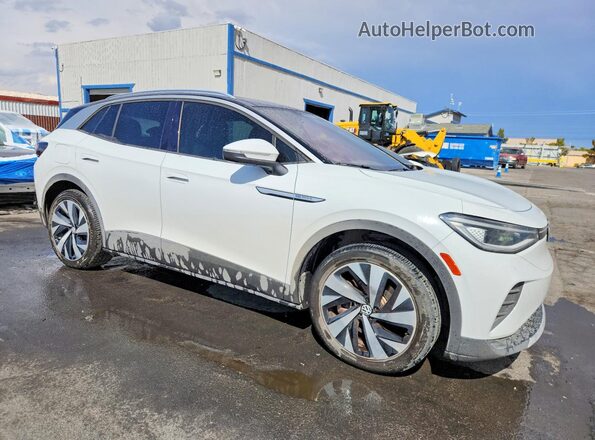 WVGUNPE25MP063500 2021 VOLKSWAGEN ID.4 Белый Передняя правая четверть
