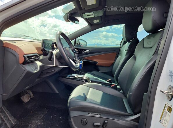 WVGUNPE25MP063500 2021 VOLKSWAGEN ID.4 Белый Вид салона спереди