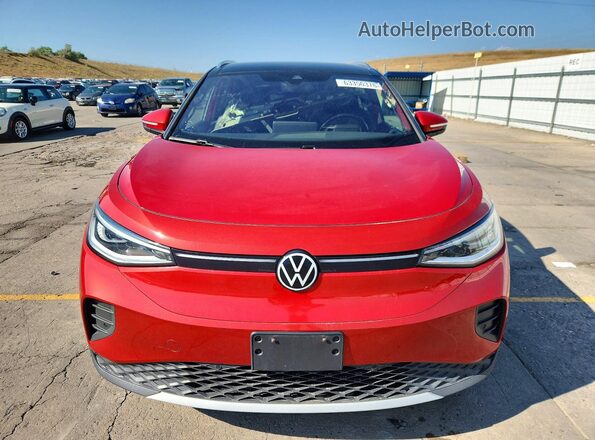 WVGUNPE2XNP044958 2022 VOLKSWAGEN ID.4 Red Front view