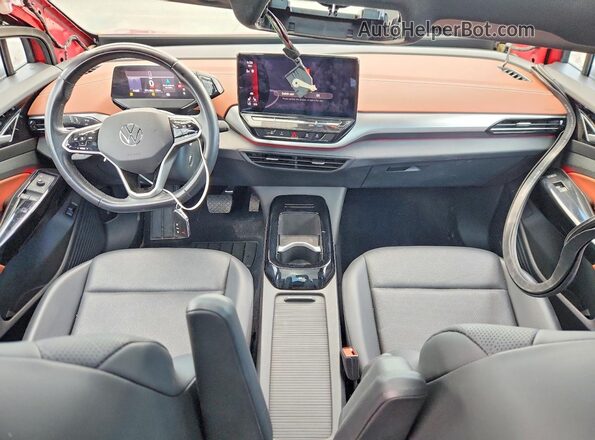 WVGUNPE2XNP044958 2022 VOLKSWAGEN ID.4 Red Dashboard view