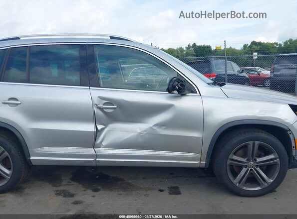 WVGUV7AX7HW507635 2017 VOLKSWAGEN TIGUAN Silver Widok wnętrza z tyłu