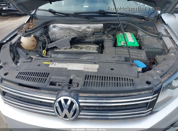 WVGUV7AX7HW507635 2017 VOLKSWAGEN TIGUAN Silver Widok z tyłu