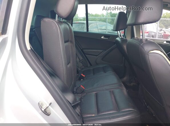 WVGUV7AX7HW507635 2017 VOLKSWAGEN TIGUAN Silver Widok naklejki z numerem VIN