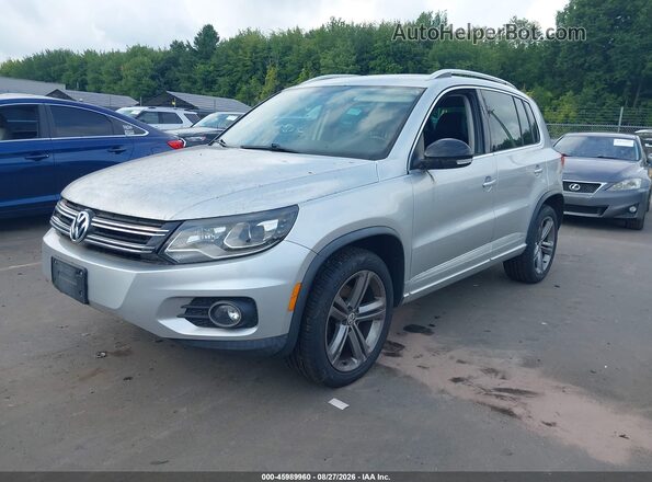 WVGUV7AX7HW507635 2017 VOLKSWAGEN TIGUAN Silver Przód lewy