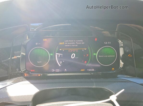 WVW2A7CD0RW233075 2024 VOLKSWAGEN GTI White Вид щитка приладів