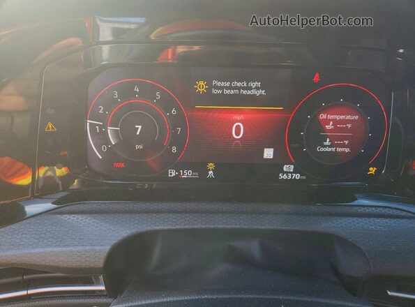 WVW2A7CD8PW151124 2023 VOLKSWAGEN GTI Black Vista del cuadro de instrumentos