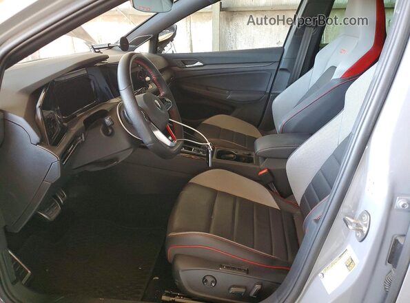 WVW3A7CD8PW134036 2023 VOLKSWAGEN GTI Gray Вид салону спереду