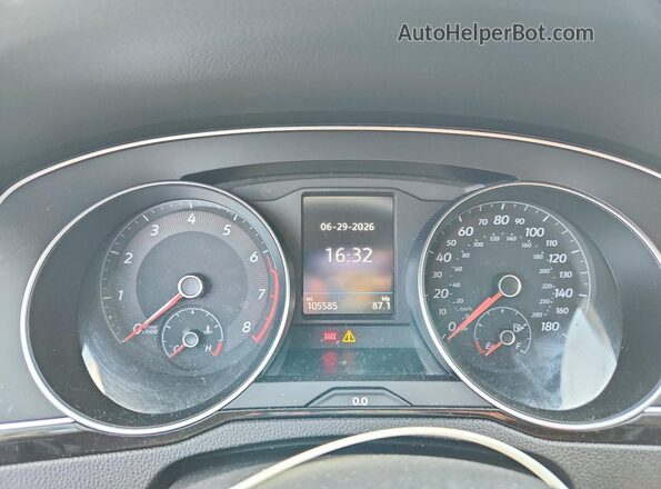 WVWAR7AN2KE024092 2019 VOLKSWAGEN ARTEON Black Вид щитка приладів