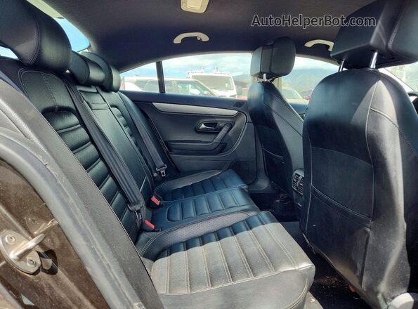 WVWBP7AN8GE513551 2016 VOLKSWAGEN CC Charcoal Вид задніх сидінь