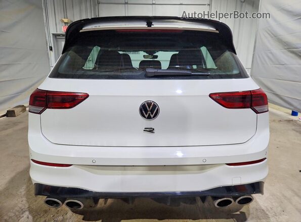 WVWEB7CD6NW192651 2022 VOLKSWAGEN GOLF White Widok z tyłu