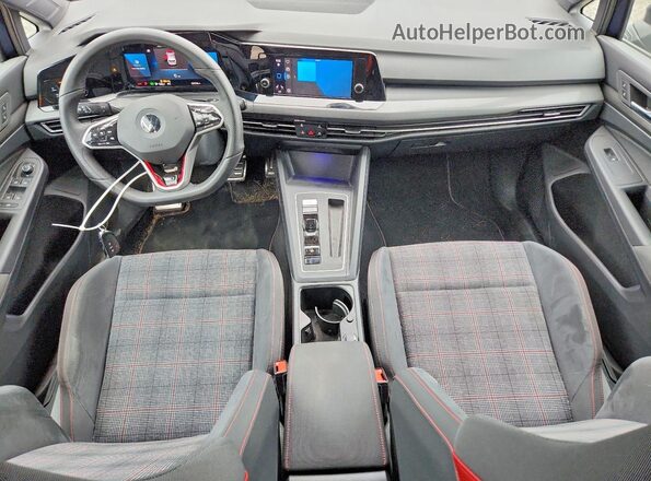WVWG87CD7NW151663 2022 VOLKSWAGEN GTI Purple წინა პანელის ხედი