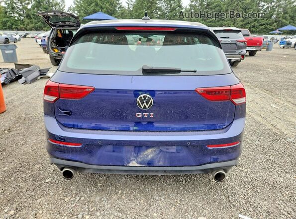 WVWG87CD7NW151663 2022 VOLKSWAGEN GTI Purple უკანა ხედი