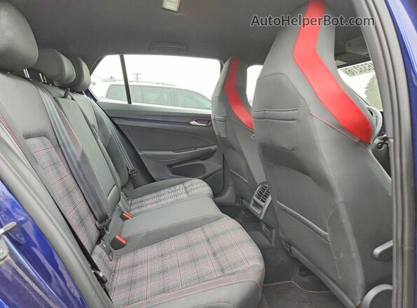 WVWG87CD7NW151663 2022 VOLKSWAGEN GTI Purple უკანა სავარძლების ხედი
