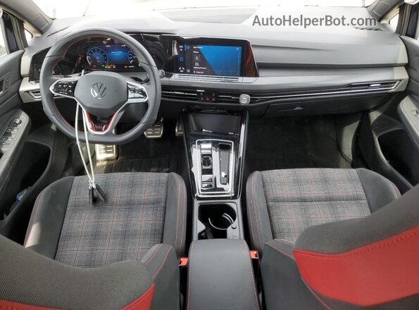 WVWGA7CD8RW120044 2024 VOLKSWAGEN GTI Blue Dashboard view