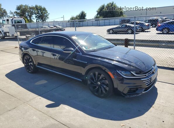 WVWHR7ANXKE027403 2019 VOLKSWAGEN ARTEON Black Vista de la etiqueta del VIN