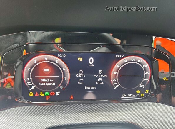 WVWLE7CD1TW253190 2026 VOLKSWAGEN GTI Gray Instrument cluster view