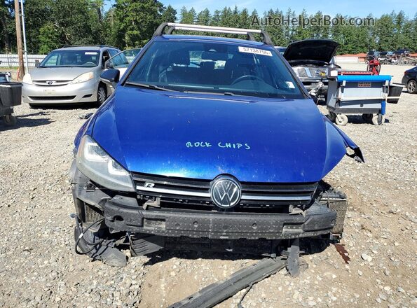 WVWLF7AU5GW152790 2016 VOLKSWAGEN GOLF Blue Front view