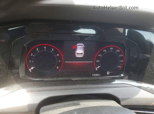 WVWN87CD4NW156875 2022 VOLKSWAGEN GTI White Widok zestawu wskaźników