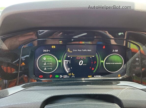 WVWRA7CD1RW223427 2024 VOLKSWAGEN GTI White Widok zestawu wskaźników