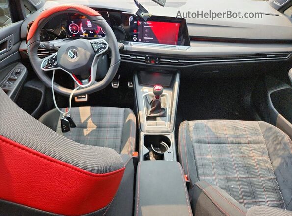 WVWS87CD8NW221147 2022 VOLKSWAGEN GTI Black Dashboard view