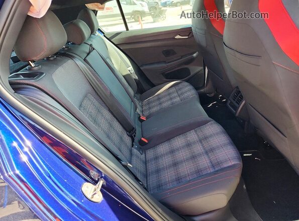 WVWSA7CD3RW179206 2024 VOLKSWAGEN GTI Blue Հետևի նստատեղերի տեսք