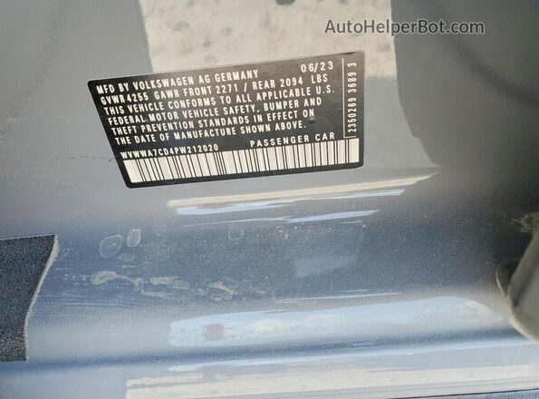 WVWWA7CD4PW212020 2023 VOLKSWAGEN GTI Серый Вид подкапотного пространства