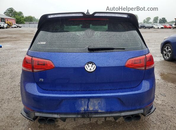 WVWWF7AU1HW147259 2017 VOLKSWAGEN GOLF Blue Vista trasera