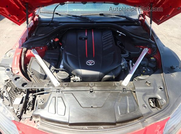WZ1DB0C08MW040953 2021 TOYOTA GR Red Widok wnętrza z tyłu