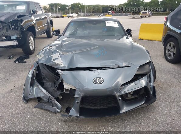 WZ1DB0C09NW052434 2022 TOYOTA GR SUPRA Gray წინა ხედი