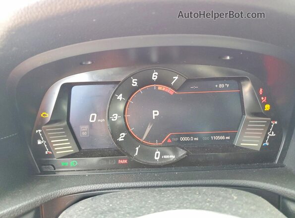 WZ1DB2C01MW036755 2021 TOYOTA GR Красный Вид щитка приборов