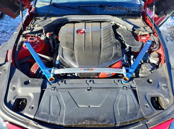 WZ1DB4C02LW032823 2020 TOYOTA SUPRA Red Սալոնի հետևի տեսք