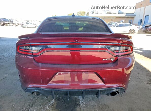 XC3CDXL93KH522404 2019 DODGE CHARGER Burgundy Rear view