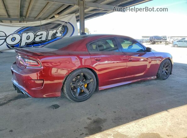 XC3CDXL93KH522404 2019 DODGE CHARGER Burgundy Rear right
