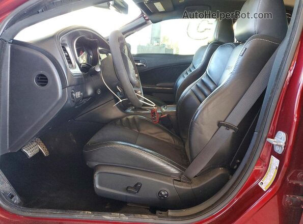 XC3CDXL93KH522404 2019 DODGE CHARGER Burgundy Front interior view