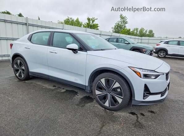 YSMED3KA8PL144166 2023 POLESTAR 2 Серебряный Передняя правая четверть