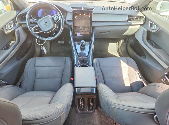 YSMEG3KA0PL154262 2023 POLESTAR 2 Silver წინა პანელის ხედი