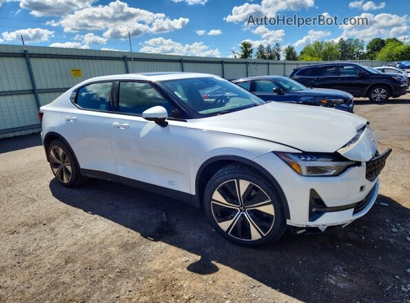 YSMEG3KA2PL113969 2023 POLESTAR 2 Белый Передняя правая четверть