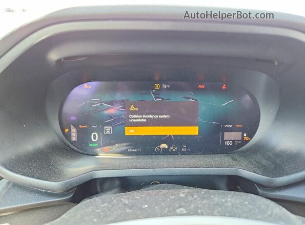 YSMEG3KA2PL113969 2023 POLESTAR 2 Белый Вид щитка приборов