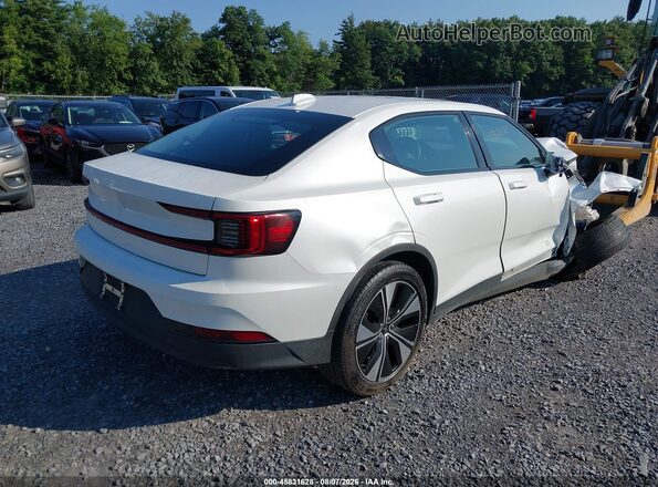YSMEG3KA4PL113665 2023 POLESTAR 2 Белый Задняя правая четверть