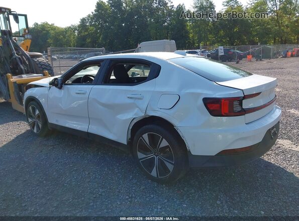YSMEG3KA4PL113665 2023 POLESTAR 2 Белый Задняя левая четверть