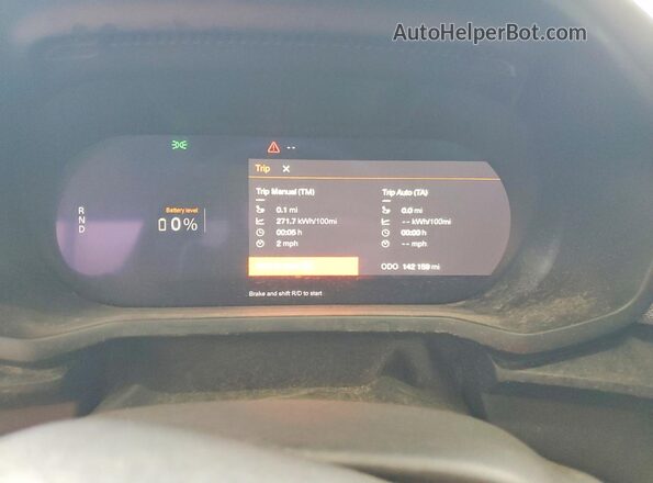 YSMEG3KA6PL146411 2023 POLESTAR 2 Black Instrument cluster view