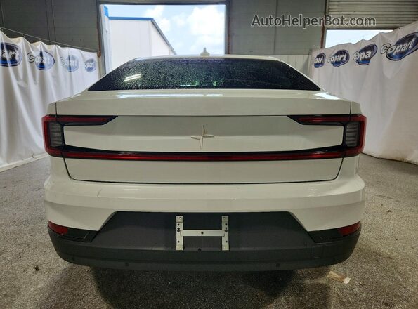 YSMEG3KA7PL161824 2023 POLESTAR 2 White Widok z tyłu