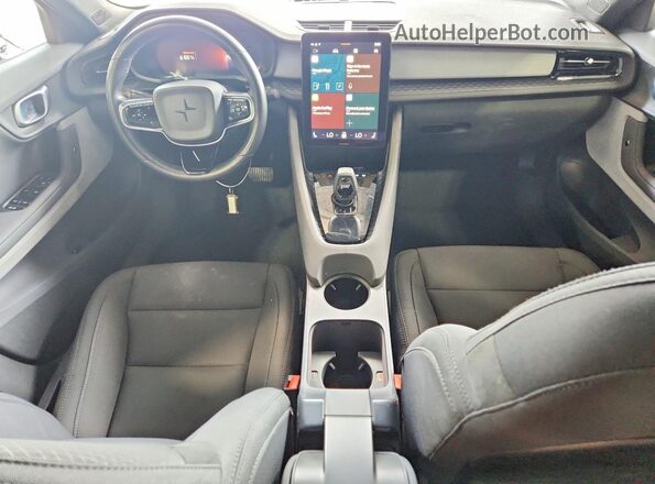 YSMEG3KA7PL161824 2023 POLESTAR 2 White Widok deski rozdzielczej