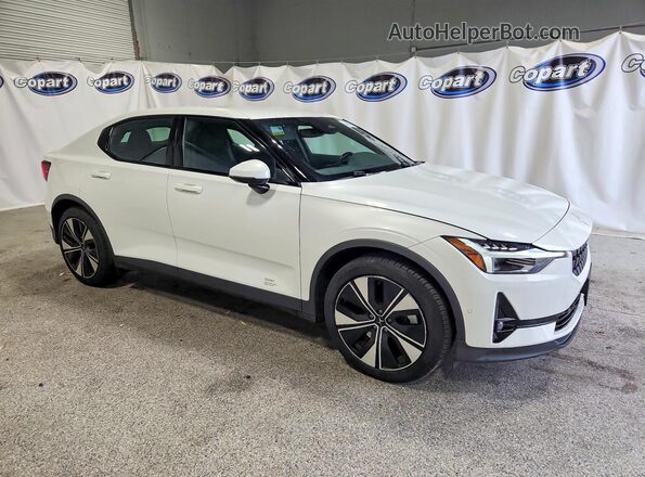 YSMEG3KA7PL161824 2023 POLESTAR 2 White Przód prawy