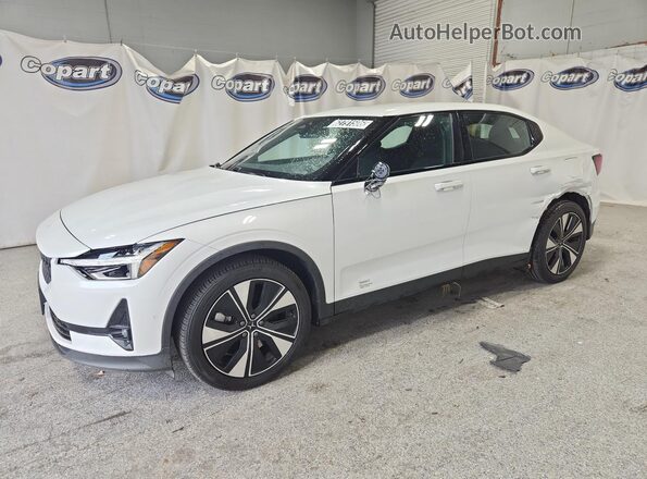 YSMEG3KA7PL161824 2023 POLESTAR 2 White Widok naklejki z numerem VIN